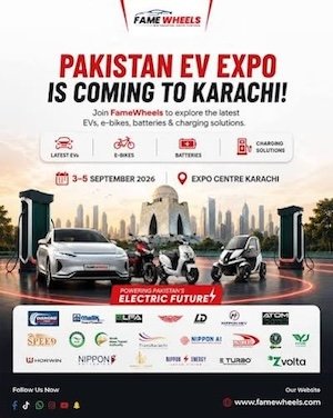 Pakistan EV Expo 3-5 Sep 2026